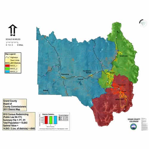 Grand County Districts Map