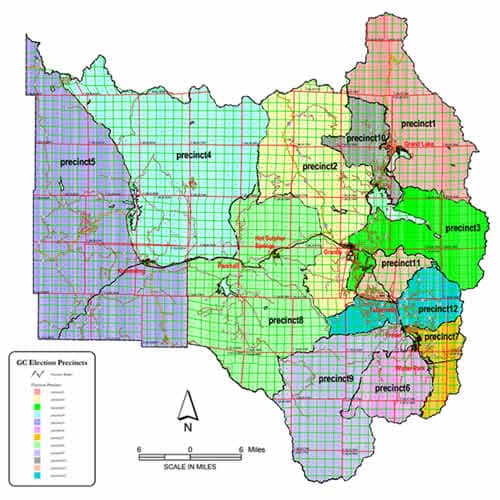 Grand County Precincts Map